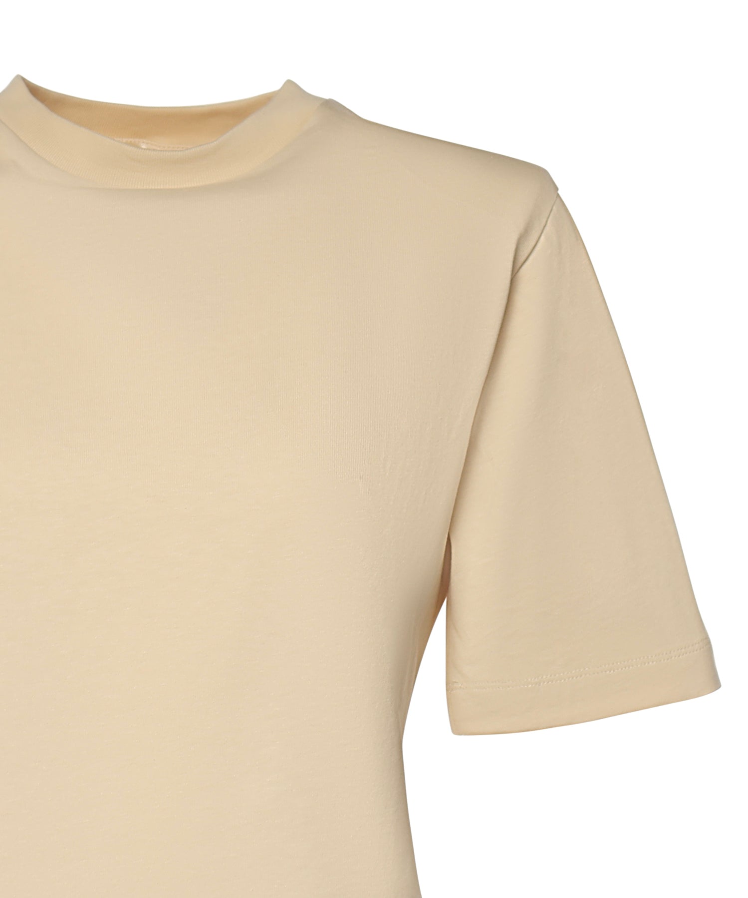T-shirt cropped in jersey di cotone 26SSNTP-0001 NOCCIOLA NINEMINUTES 