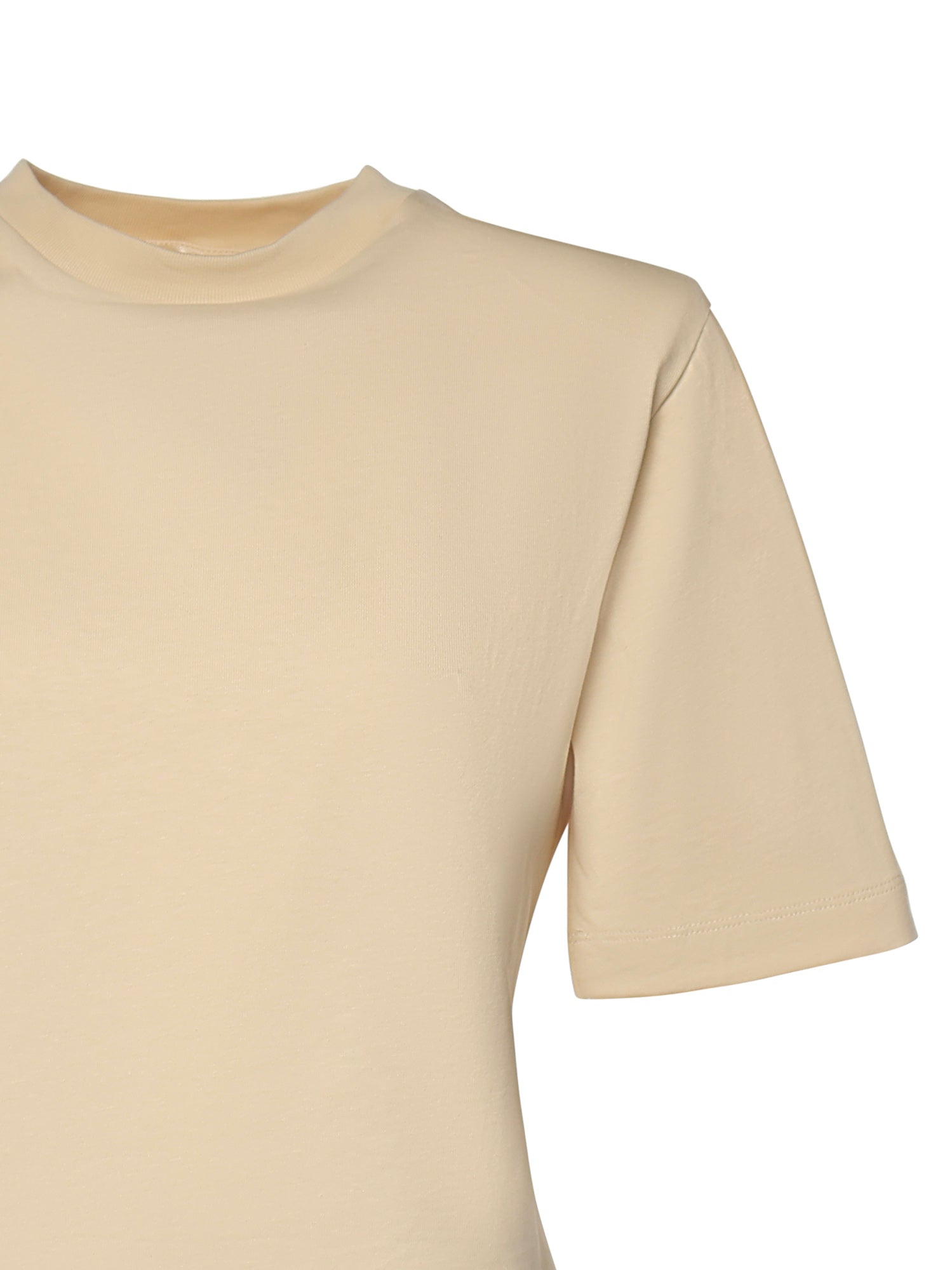 T-shirt cropped in jersey di cotone 26SSNTP-0001 NOCCIOLA NINEMINUTES 
