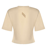 T-shirt cropped in jersey di cotone 26SSNTP-0001 NOCCIOLA NINEMINUTES 