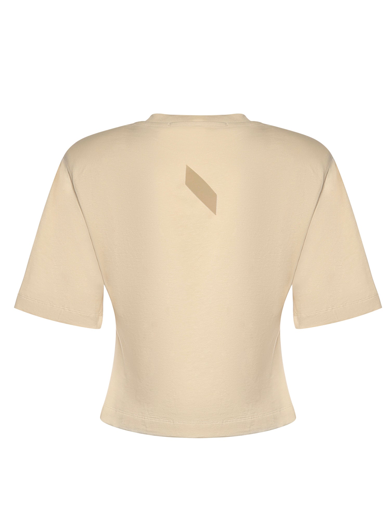 T-shirt cropped in jersey di cotone 26SSNTP-0001 NOCCIOLA NINEMINUTES 