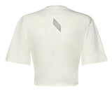 T-shirt cropped in cotone 26SSNTP-0002 BIANCO NINEMINUTES 