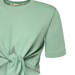 T-shirt cropped in cotone 26SSNTP-0002 MENTA NINEMINUTES 