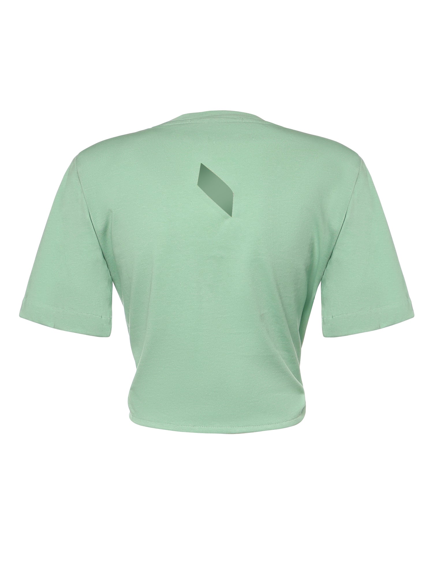 T-shirt cropped in cotone 26SSNTP-0002 MENTA NINEMINUTES 