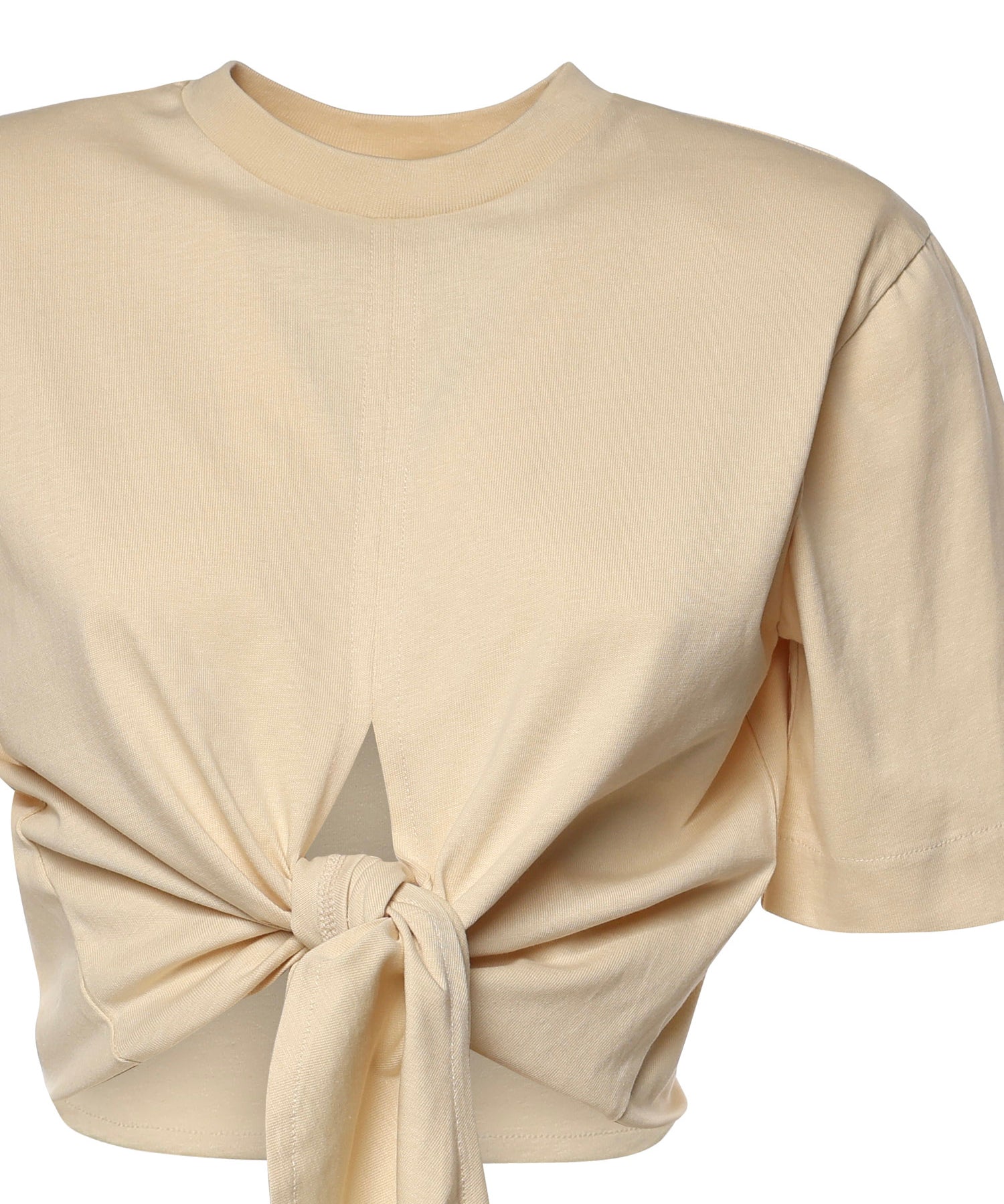 T-shirt cropped in cotone 26SSNTP-0002 NOCCIOLA NINEMINUTES 