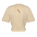 T-shirt cropped in cotone 26SSNTP-0002 NOCCIOLA NINEMINUTES 