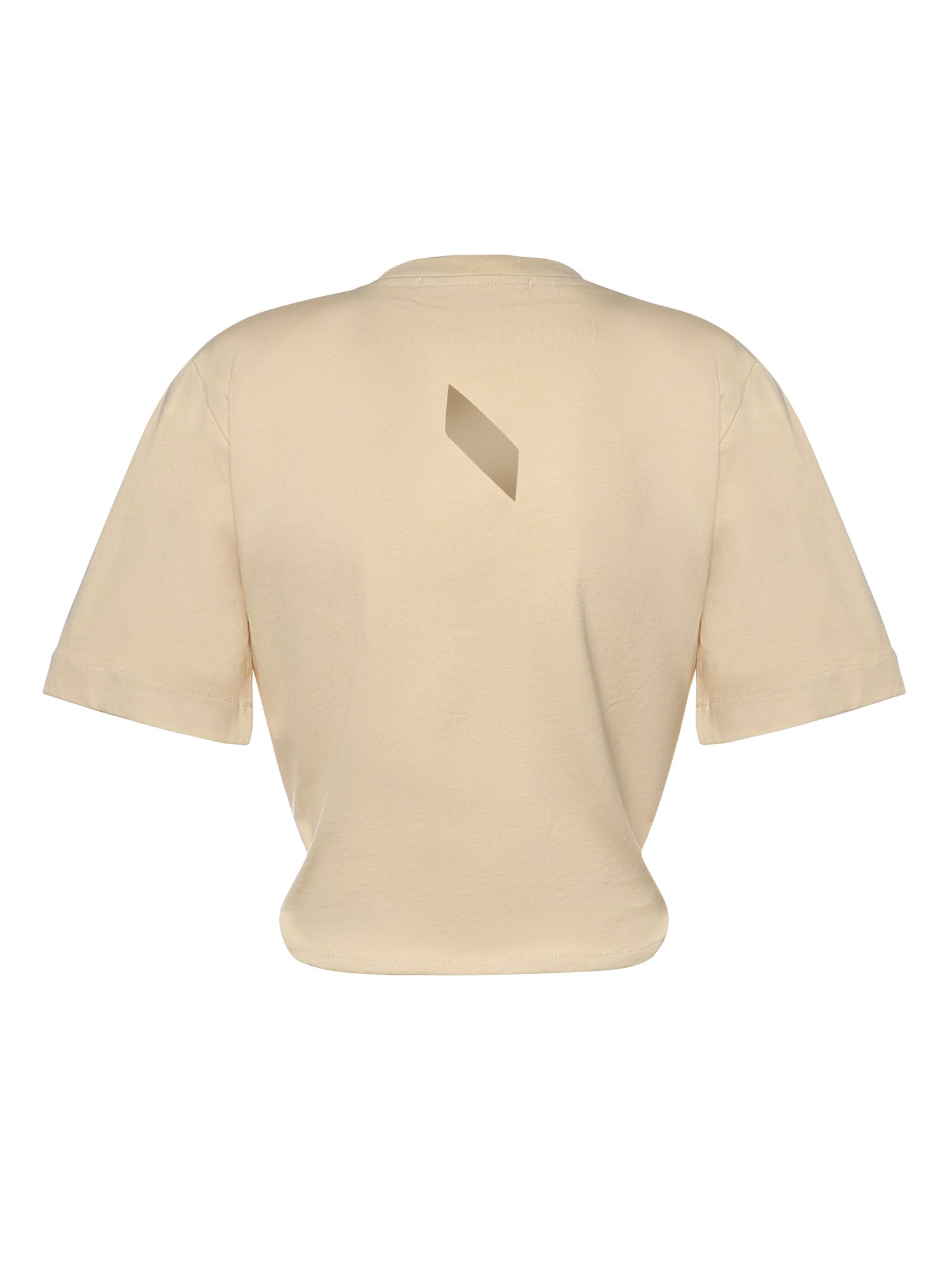 T-shirt cropped in cotone 26SSNTP-0002 NOCCIOLA NINEMINUTES 