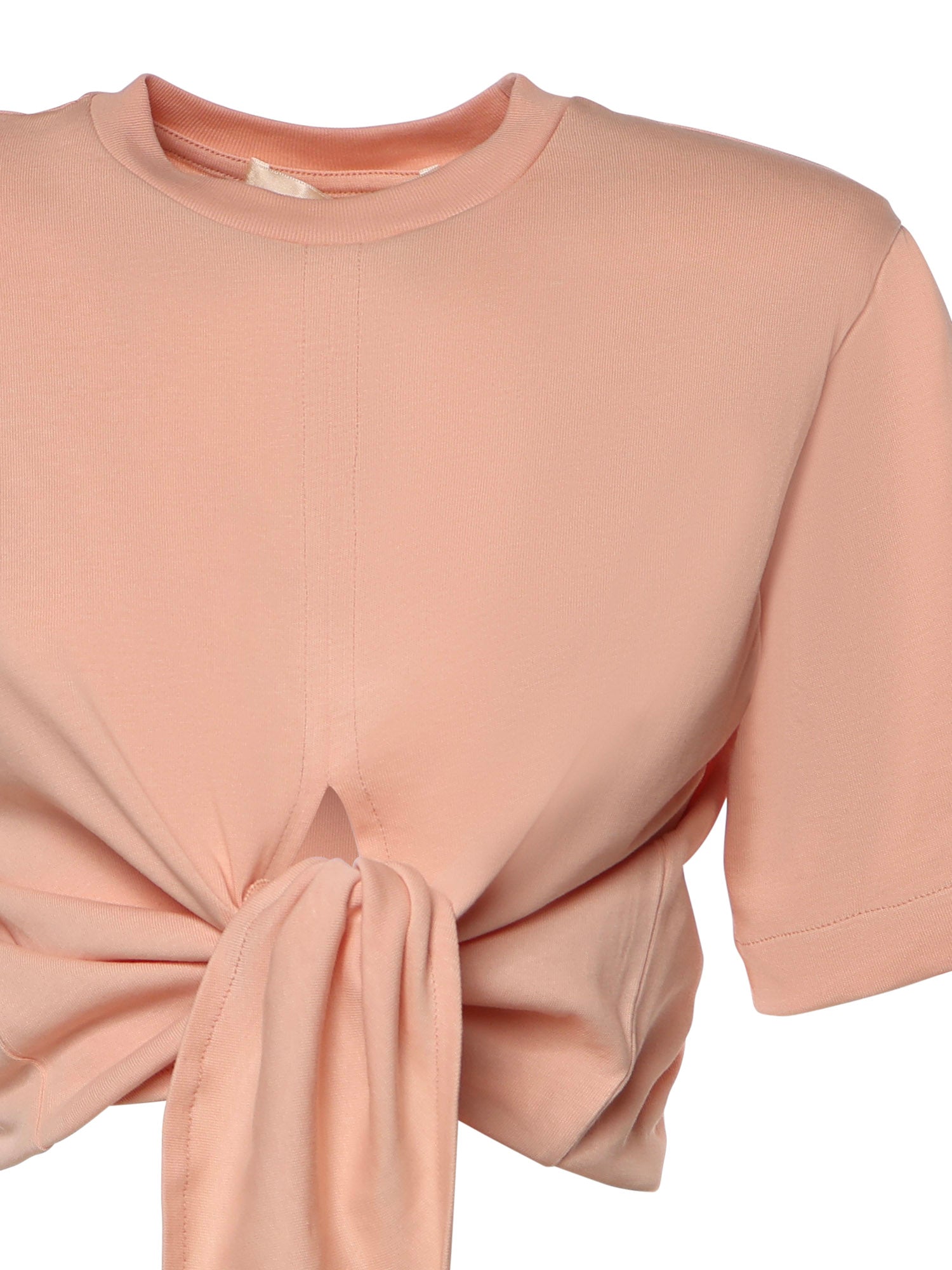 T-shirt cropped in cotone 26SSNTP-0002 POLVERE NINEMINUTES 