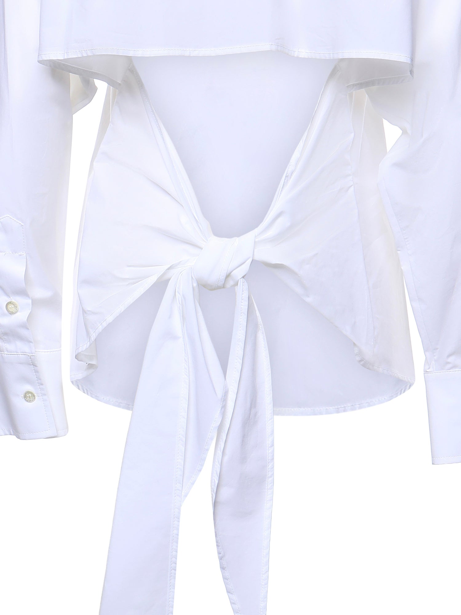 Camicia in popeline di cotone DC5244 BIANCO OTTOD'AME 