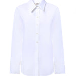 Camicia in popeline di cotone DC5244 BIANCO OTTOD'AME 