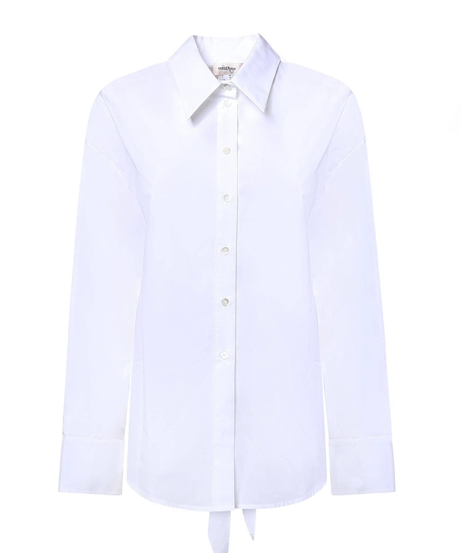 Camicia in popeline di cotone DC5244 BIANCO OTTOD'AME 