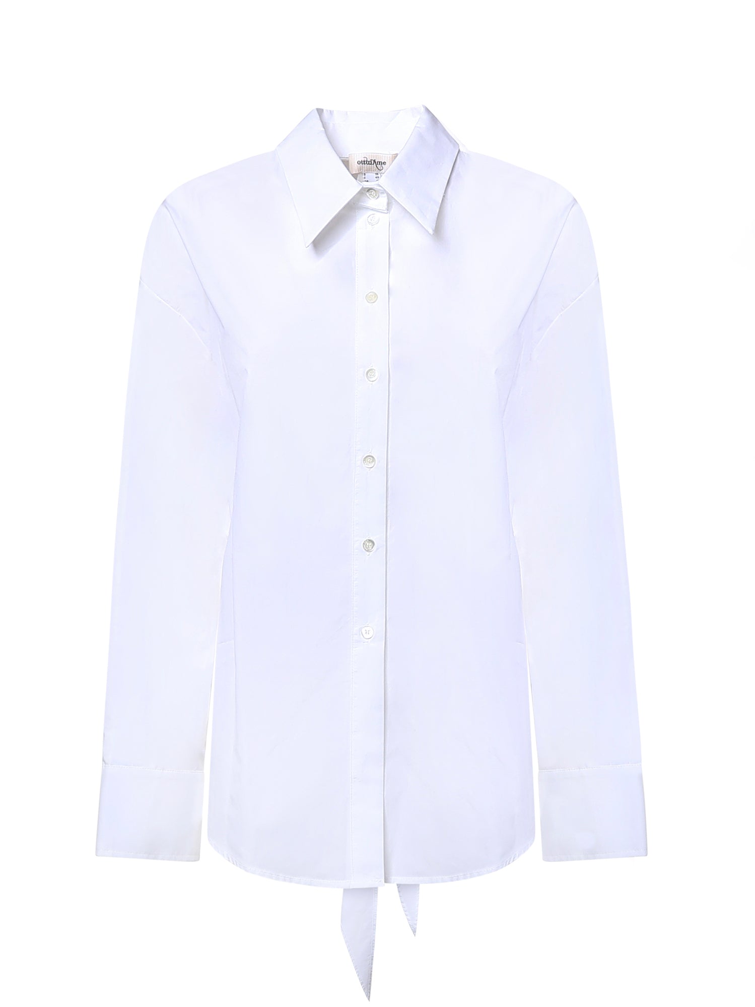 Camicia in popeline di cotone DC5244 BIANCO OTTOD'AME 