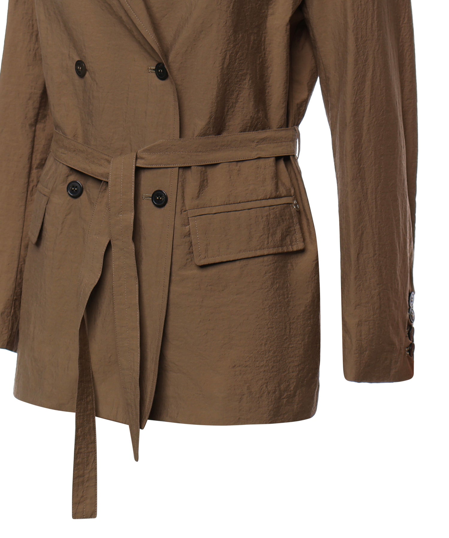 Blazer doppiopetto in misto cotone DG6197 RHUM OTTOD'AME 