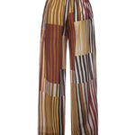 Pantaloni con stampa patchwork a righe DP0063 VAR.UNICA OTTOD'AME 