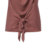 Top in misto seta DT9247 BLUSH OTTOD'AME 