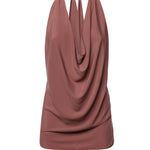 Top in misto seta DT9247 BLUSH OTTOD'AME 