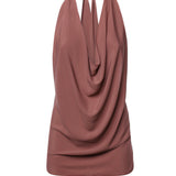 Top in misto seta DT9247 BLUSH OTTOD'AME 