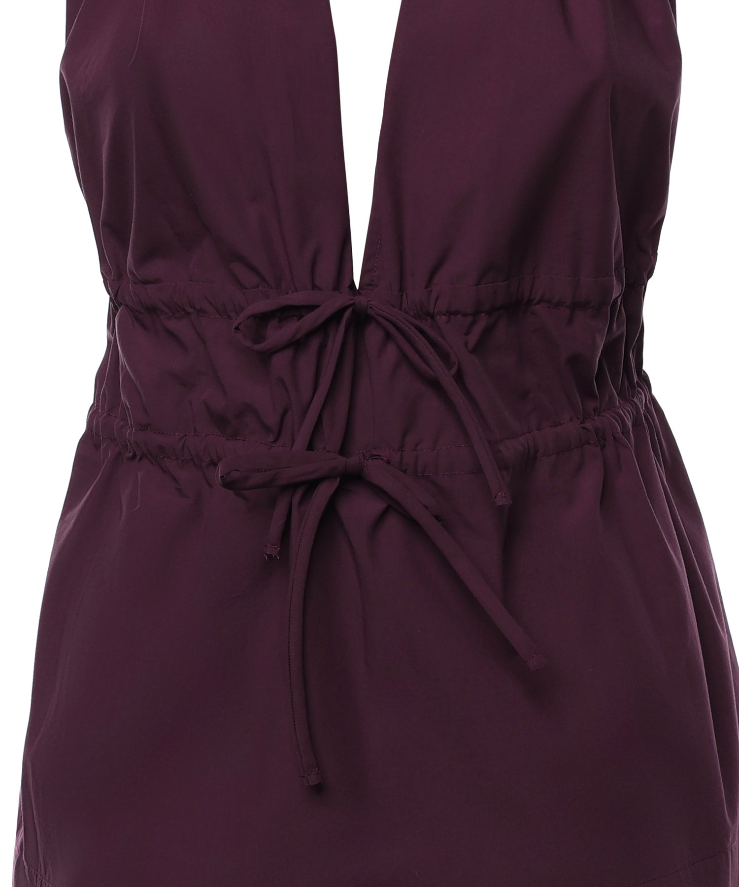 Top in popeline di cotone DT9261 BORGOGNA OTTOD'AME 