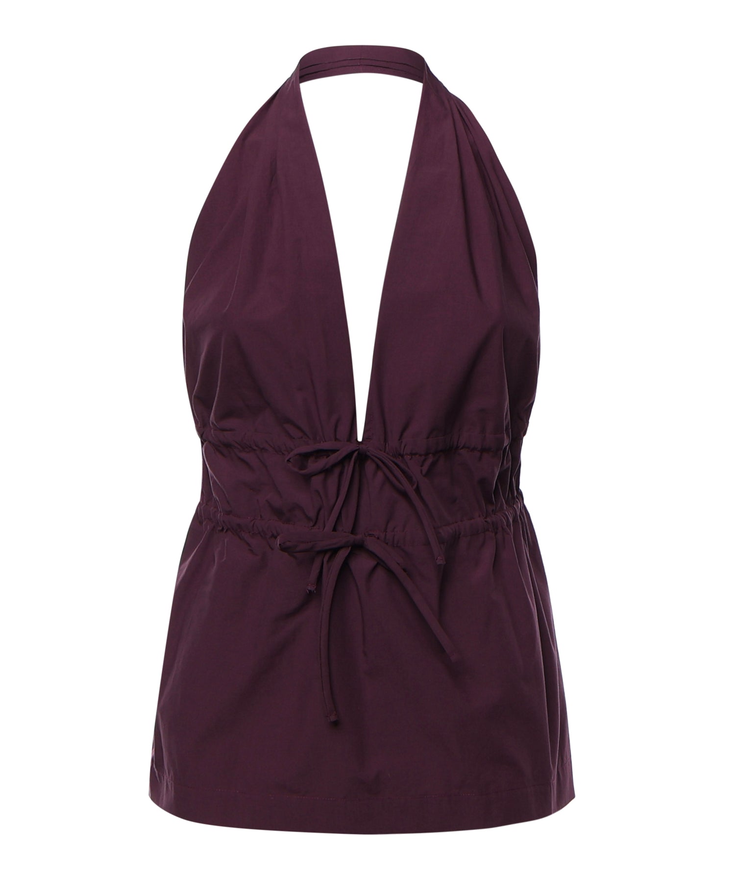 Top in popeline di cotone DT9261 BORGOGNA OTTOD'AME 