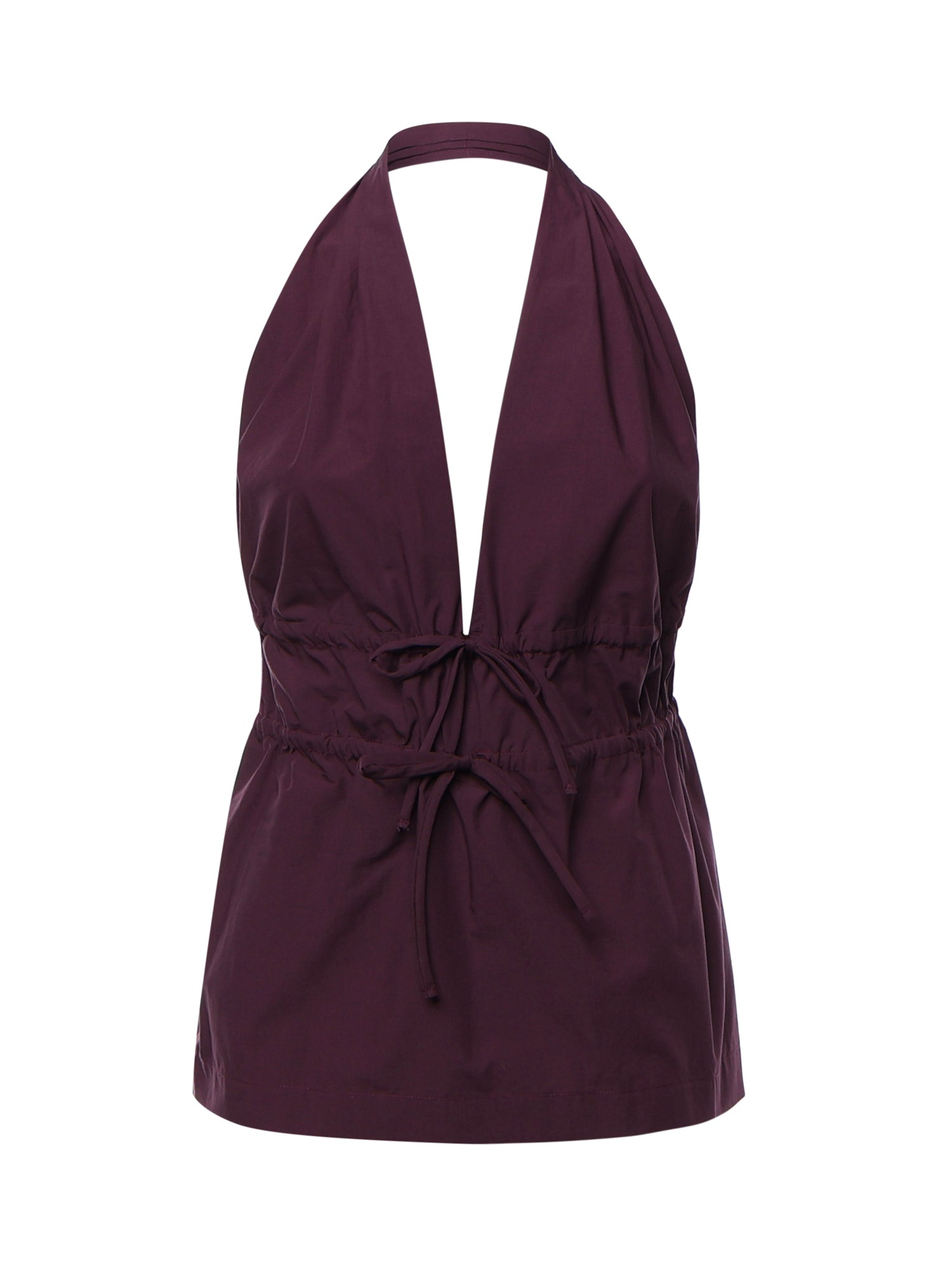 Top in popeline di cotone DT9261 BORGOGNA OTTOD'AME 