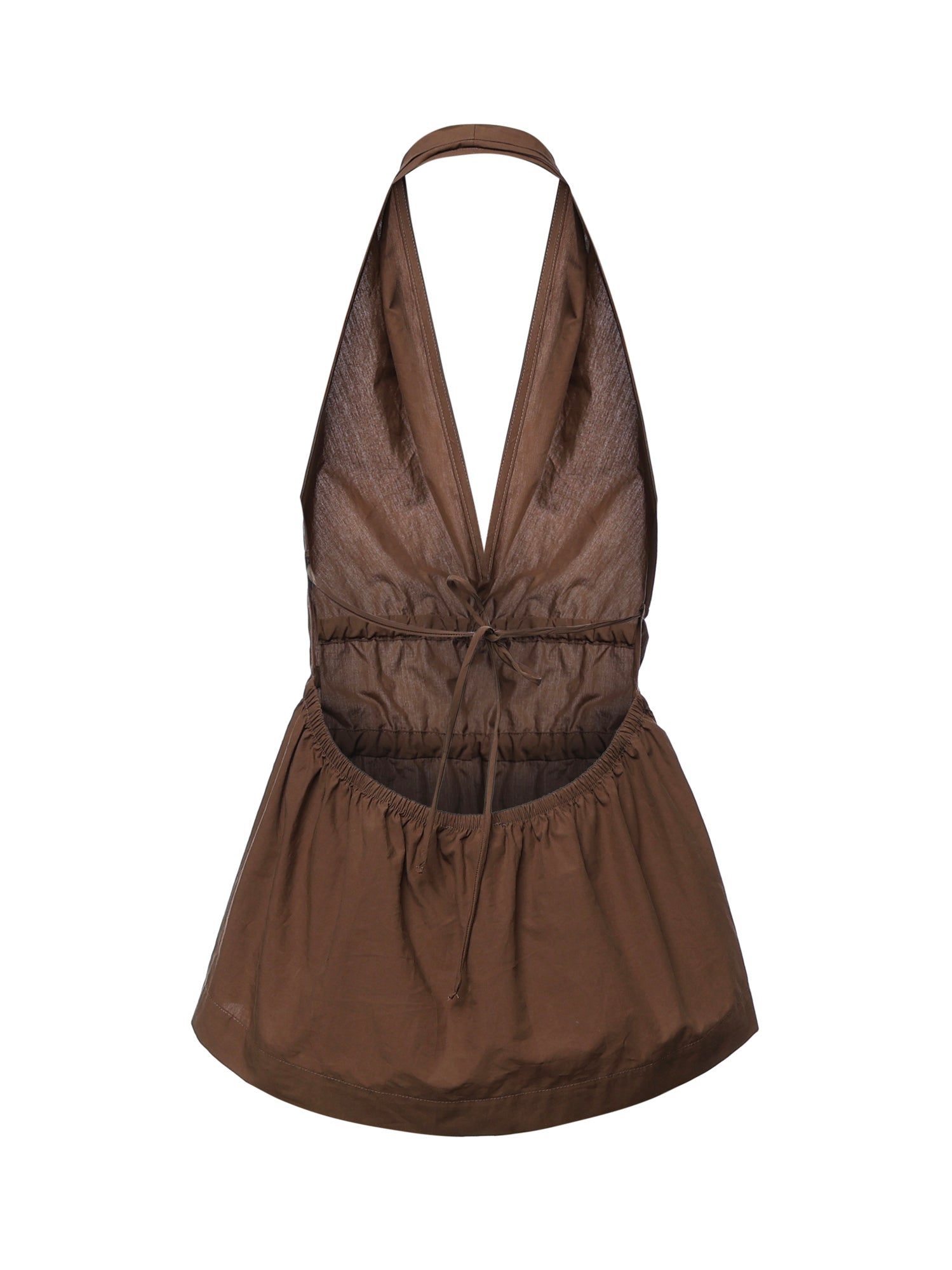 Top in popeline di cotone DT9261 CIOCCOLATA OTTOD'AME 