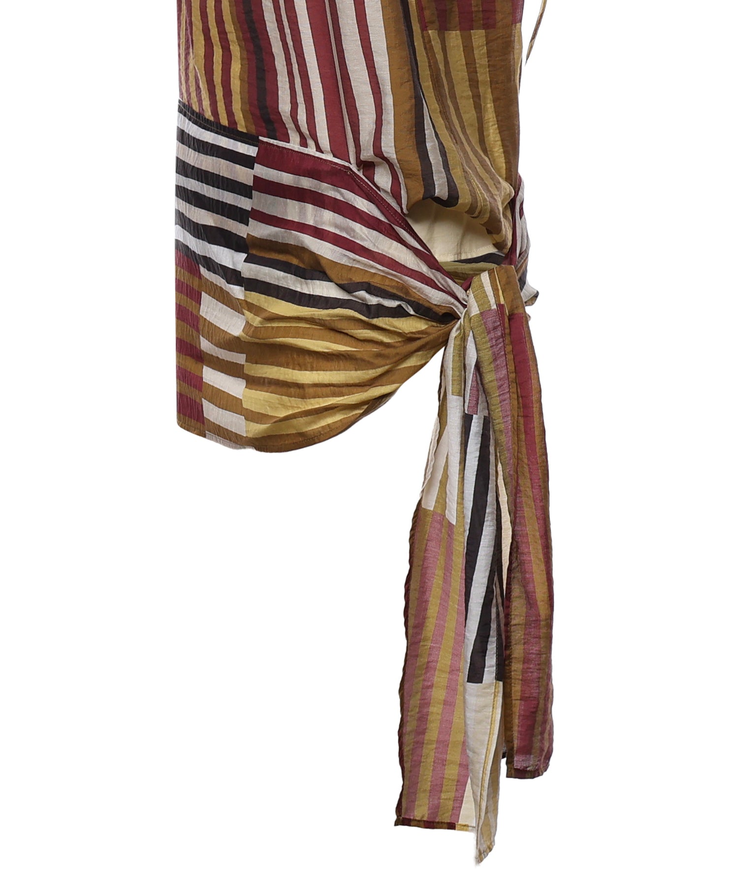 Top con stampa patchwork a righe DT9289 VAR.UNICA OTTOD'AME 