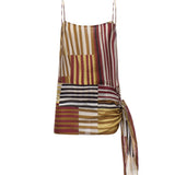 Top con stampa patchwork a righe DT9289 VAR.UNICA OTTOD'AME 