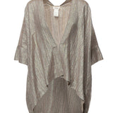 Kimono gessato in viscosa e lino TC5265 VAR.UNICA OTTOD'AME 