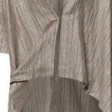 Kimono gessato in viscosa e lino TC5265 VAR.UNICA OTTOD'AME 