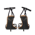 Sandali Lidia T-Strap in vernice e sughero PX1941 XVNCKBLACK-NATURALE PARIS TEXAS 