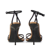 Sandali Lidia T-Strap in vernice e sughero PX1941 XVNCKBLACK-NATURALE PARIS TEXAS 