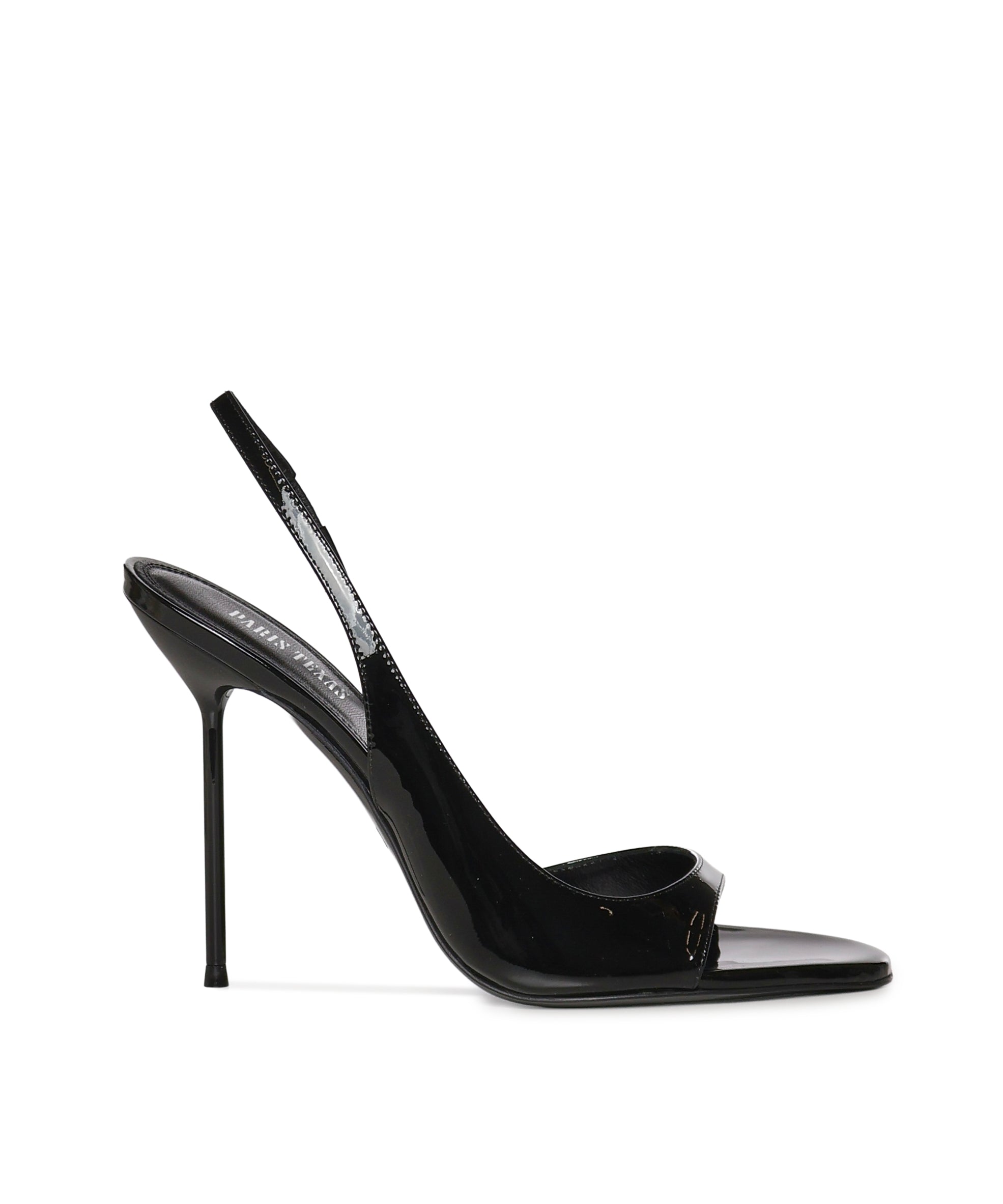Slingback Lidia in vernice PX1950 XVN01PATENT BLACK PARIS TEXAS 