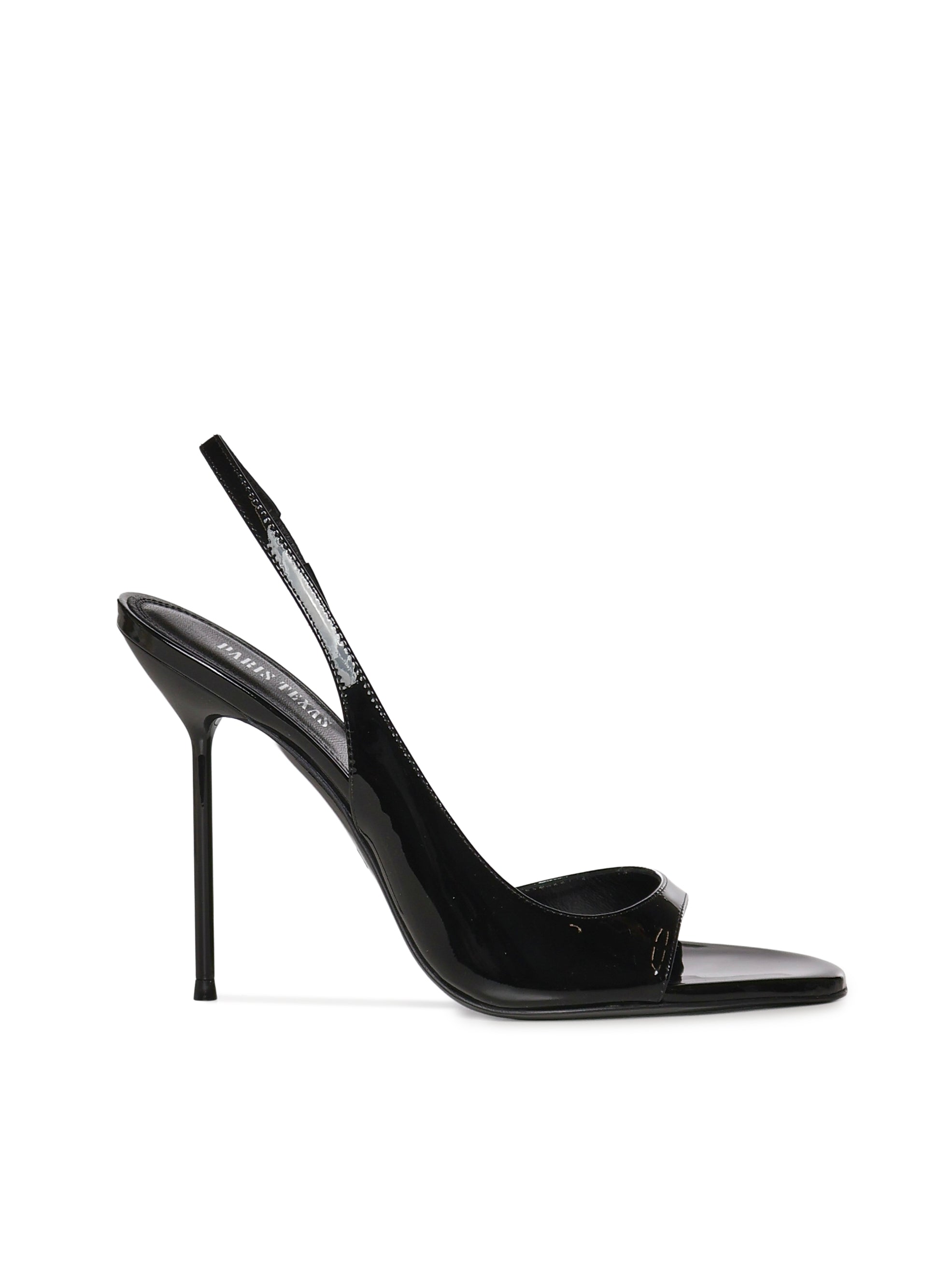 Slingback Lidia in vernice PX1950 XVN01PATENT BLACK PARIS TEXAS 