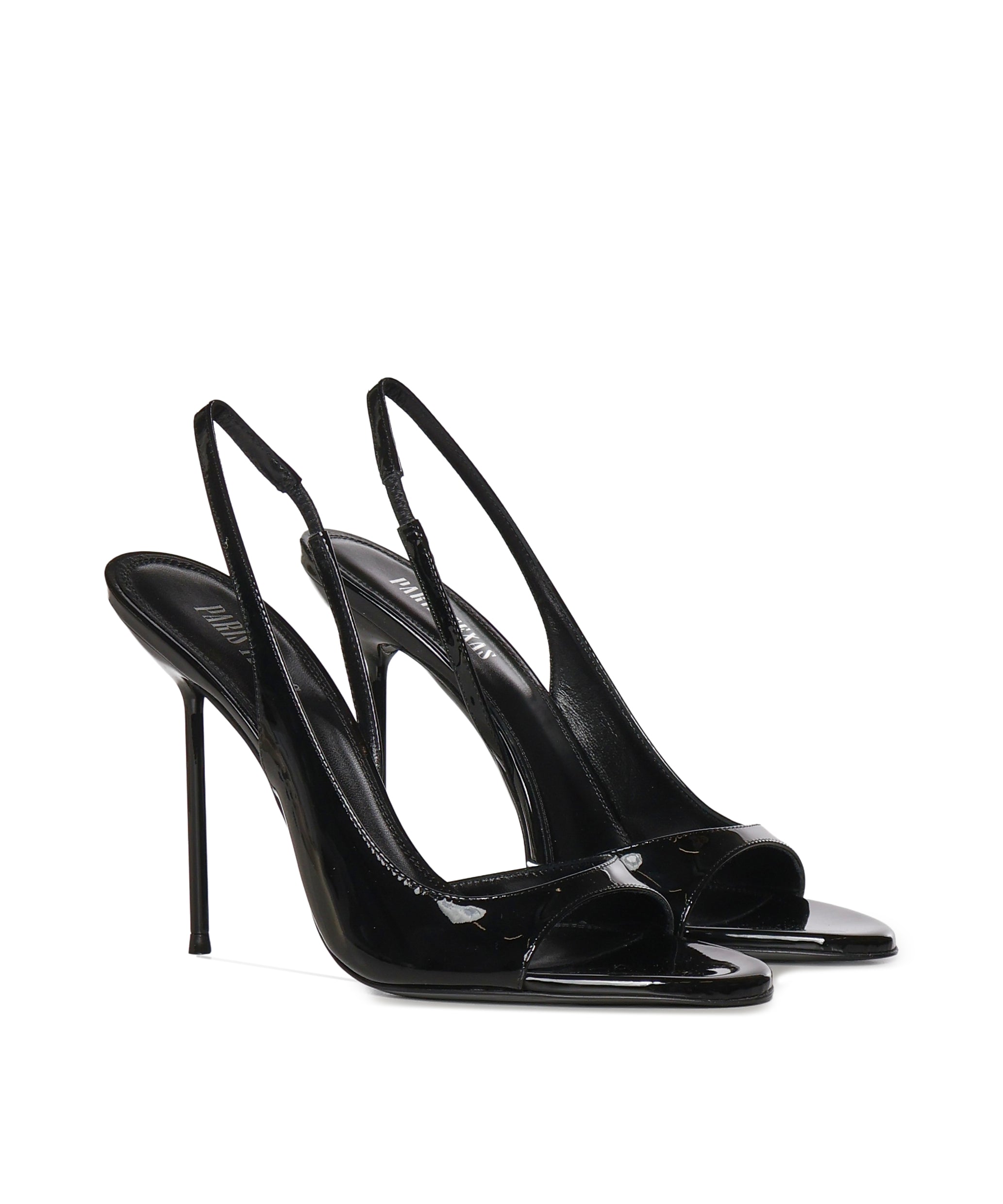 Slingback Lidia in vernice PX1950 XVN01PATENT BLACK PARIS TEXAS 