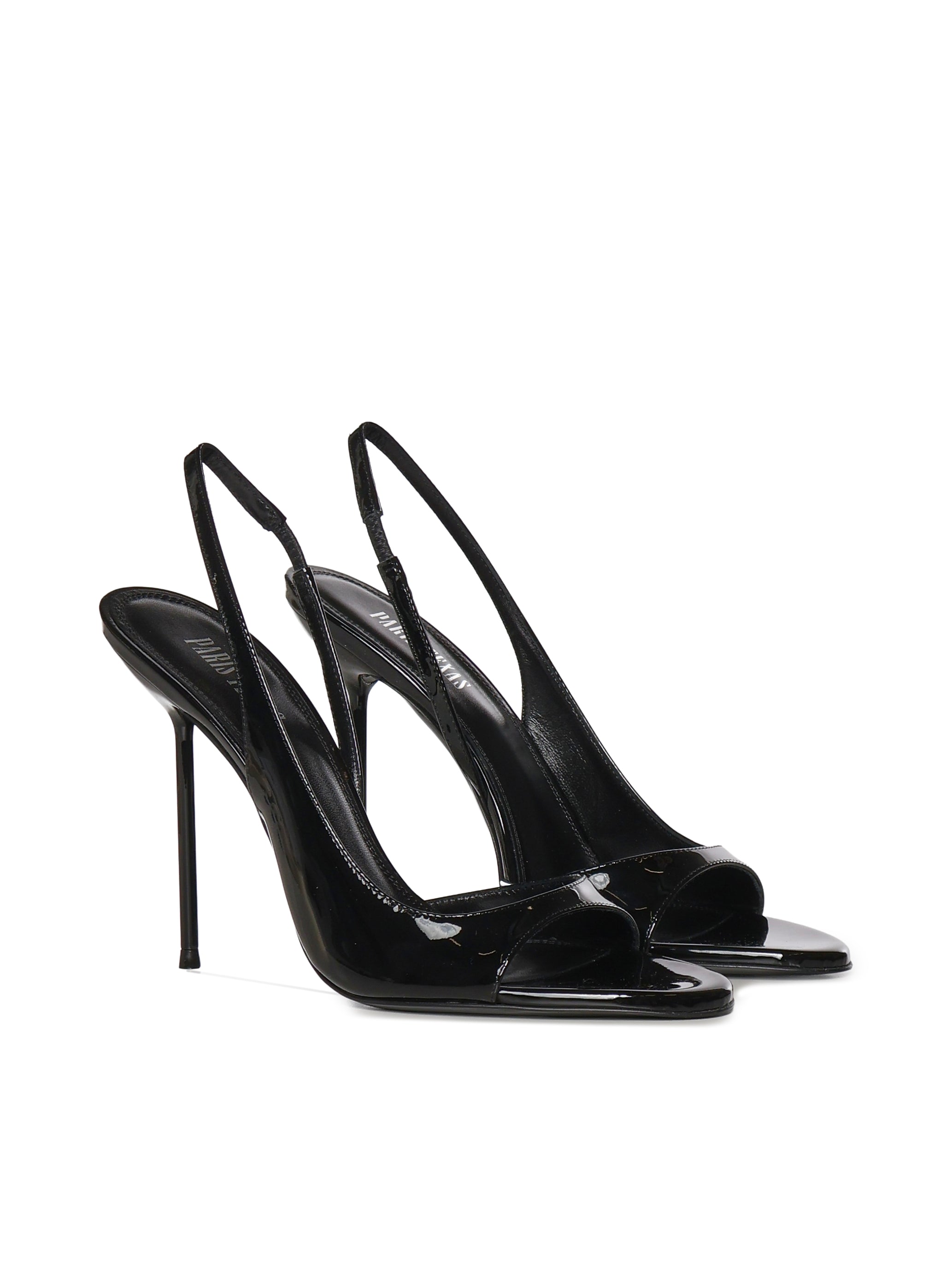 Slingback Lidia in vernice PX1950 XVN01PATENT BLACK PARIS TEXAS 
