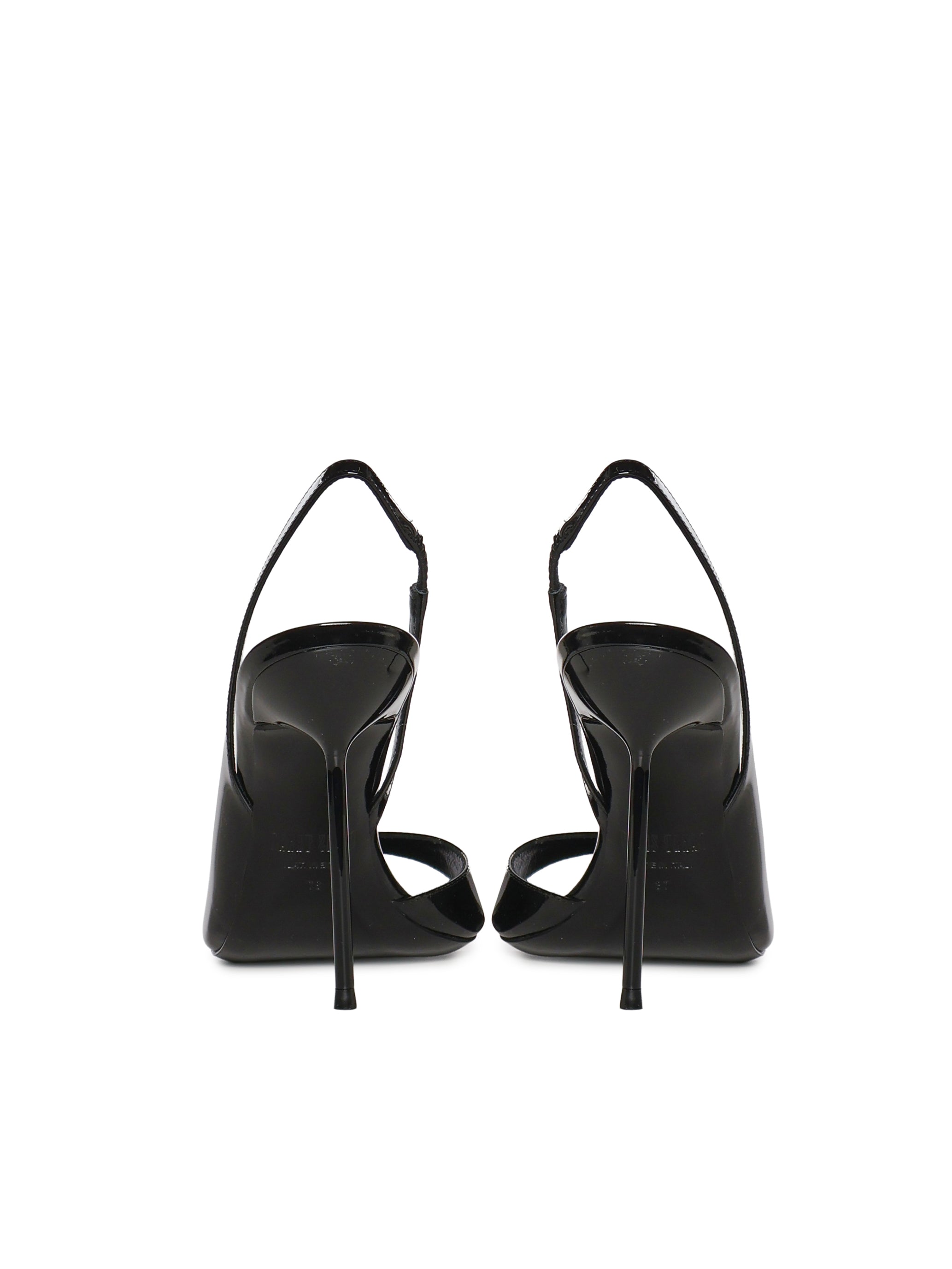 Slingback Lidia in vernice PX1950 XVN01PATENT BLACK PARIS TEXAS 