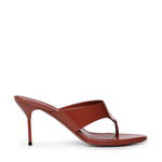 Mule infradito in pelle verniciata PX1951 XVN01PATENT BLACK PARIS TEXAS 