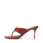 Mule infradito in pelle verniciata PX1951 XVN01PATENT BLACK PARIS TEXAS 