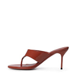 Mule infradito in pelle verniciata PX1951 XVN01PATENT BLACK PARIS TEXAS 