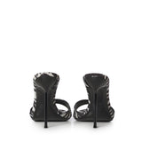 Mules Lidia con stampa zebrata PX836 XPTCVWHITE ZEBRA PARIS TEXAS 