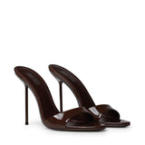 Mule Lidia in vernice PX836 XVN01PATENT BLACK PARIS TEXAS 