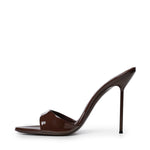Mule Lidia in vernice PX836 XVN01PATENT BLACK PARIS TEXAS 