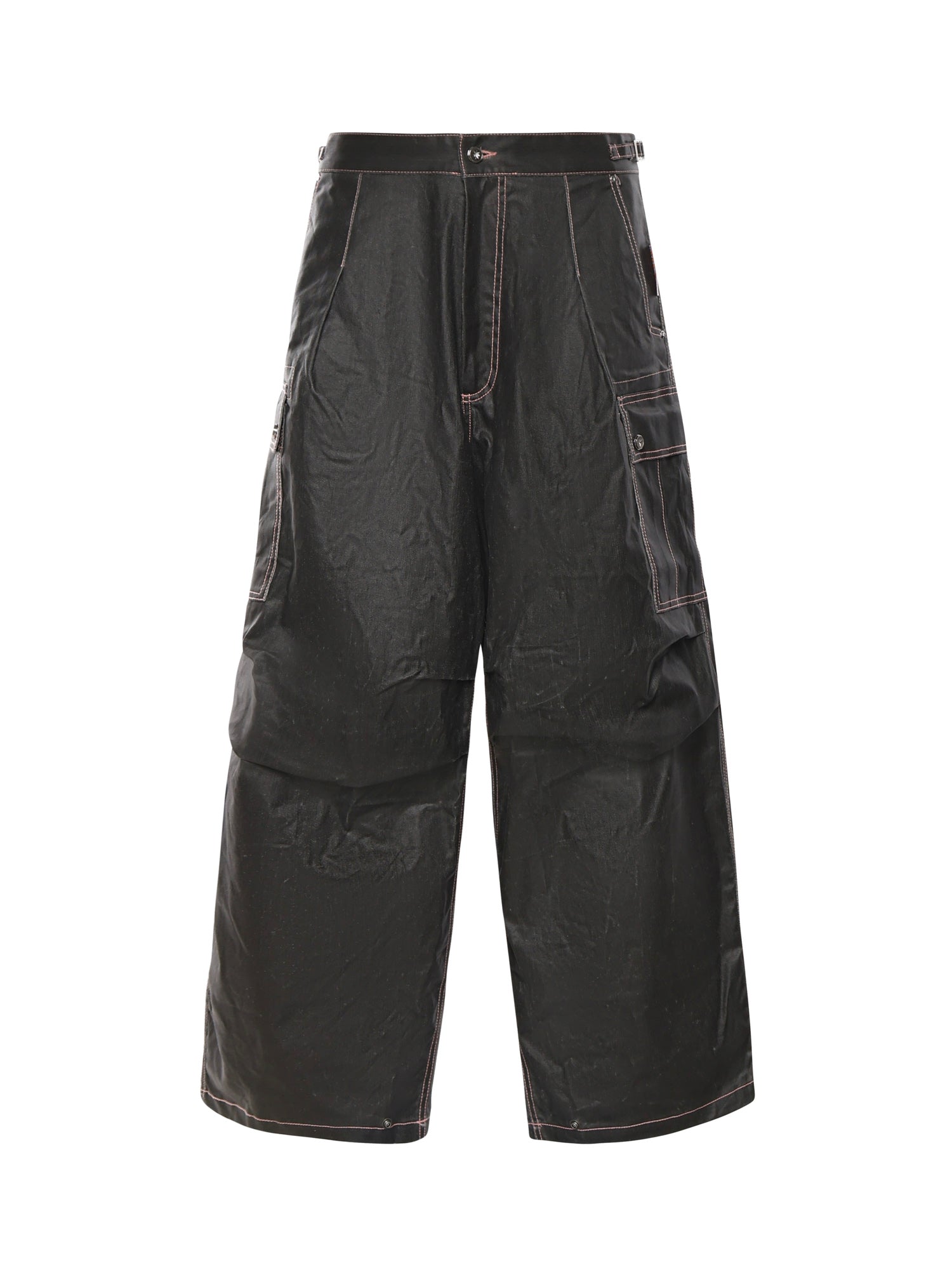 Pantalone Paracadute Cargo DFM03011GF174 BLACK PDF CHANNEL 