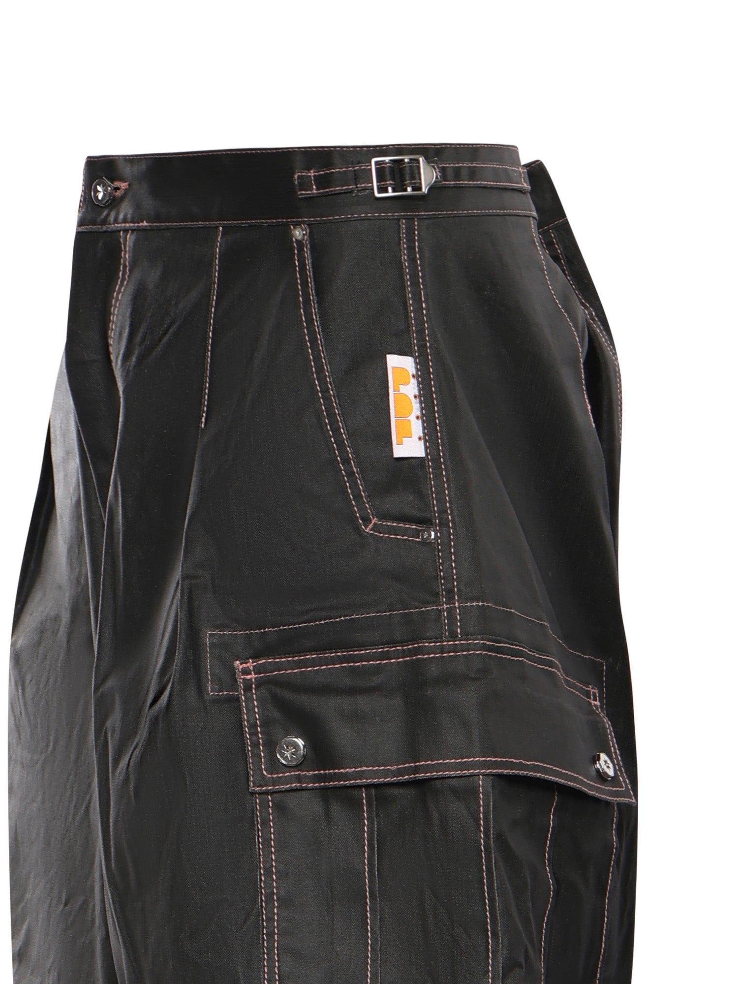 Pantalone Paracadute Cargo DFM03011GF174 BLACK PDF CHANNEL 