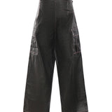 Pantalone Paracadute Cargo DFM03011GF174 BLACK PDF CHANNEL 