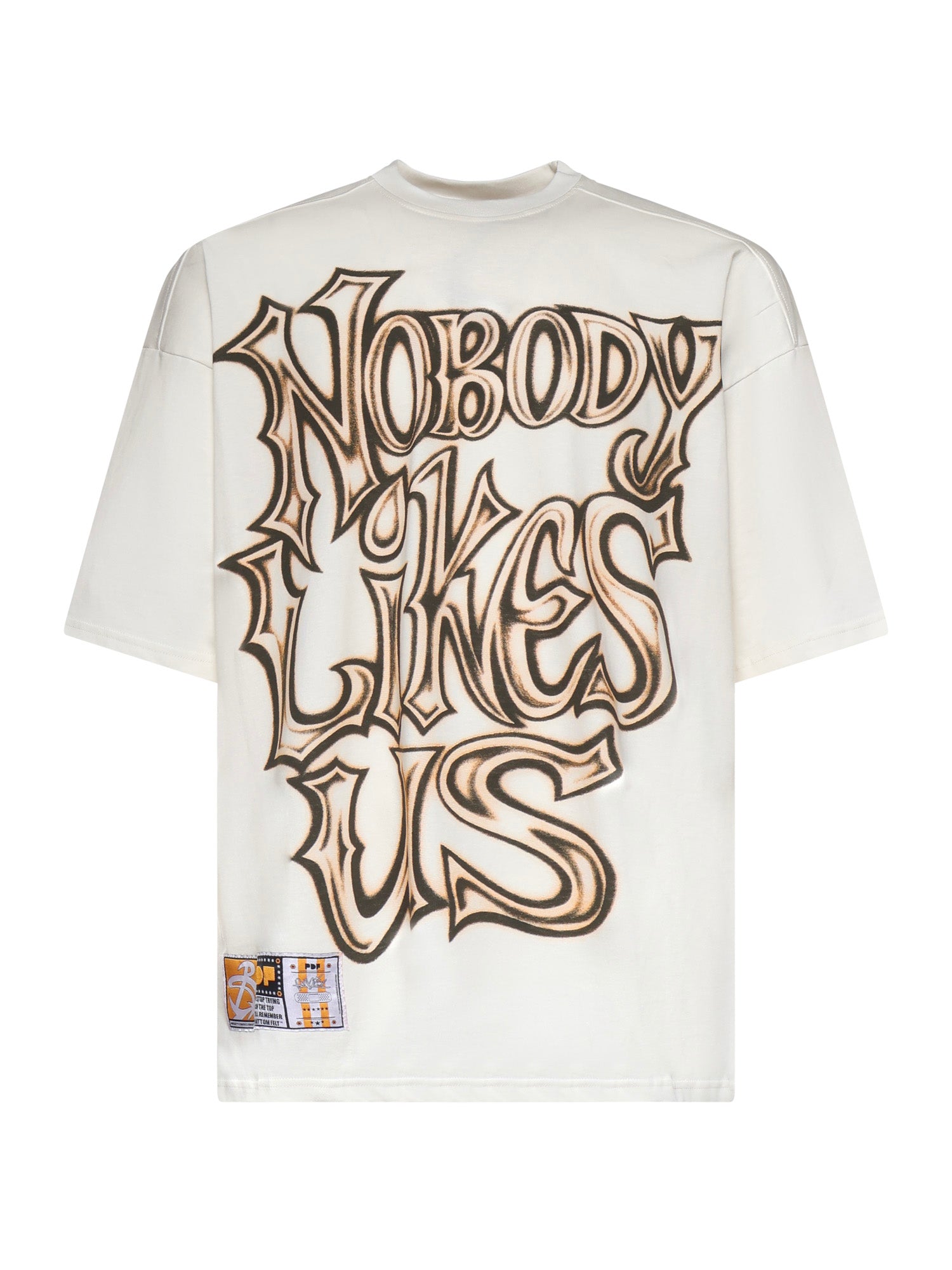 T-shirt The Boy Nobody Like Us in cotone DFM54029TJ110ITALY ITALY ITALY PDF CHANNEL 