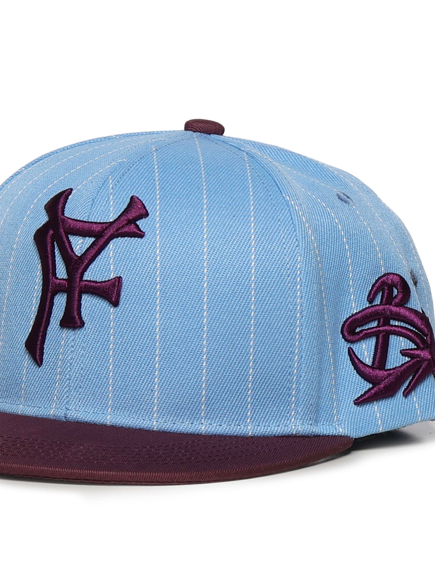 Cappello da baseball a righe DFM58031C0001PX BLU/PURP PDF CHANNEL 