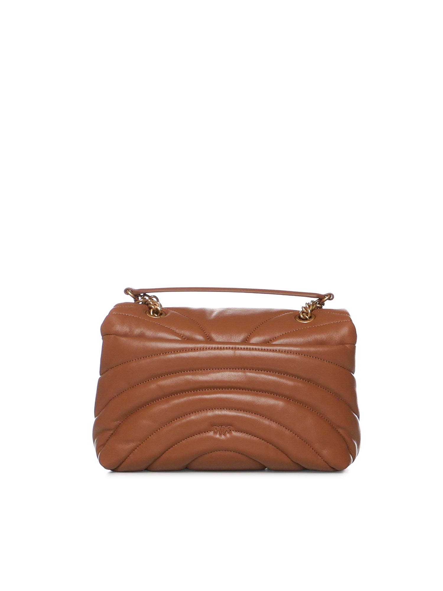 Borsa a tracolla grande Love Bag Puff trapunta farfalla 100038 A1EXL17Q PINKO 