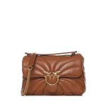 Borsa a tracolla grande Love Bag Puff trapunta farfalla 100038 A1EXL17Q PINKO 