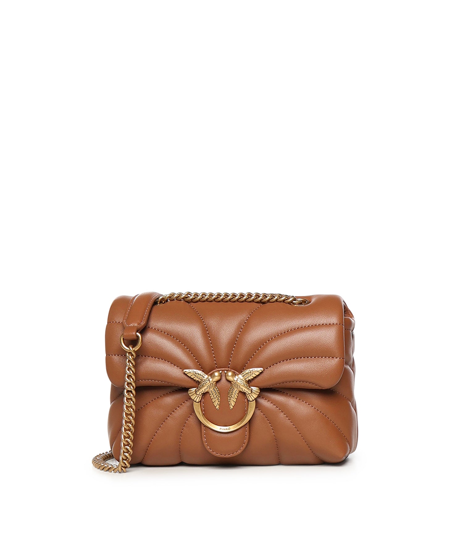 Mini bag Love Bag Puff Butterfly a tracolla in nappa 100039 A1EXL17Q PINKO 