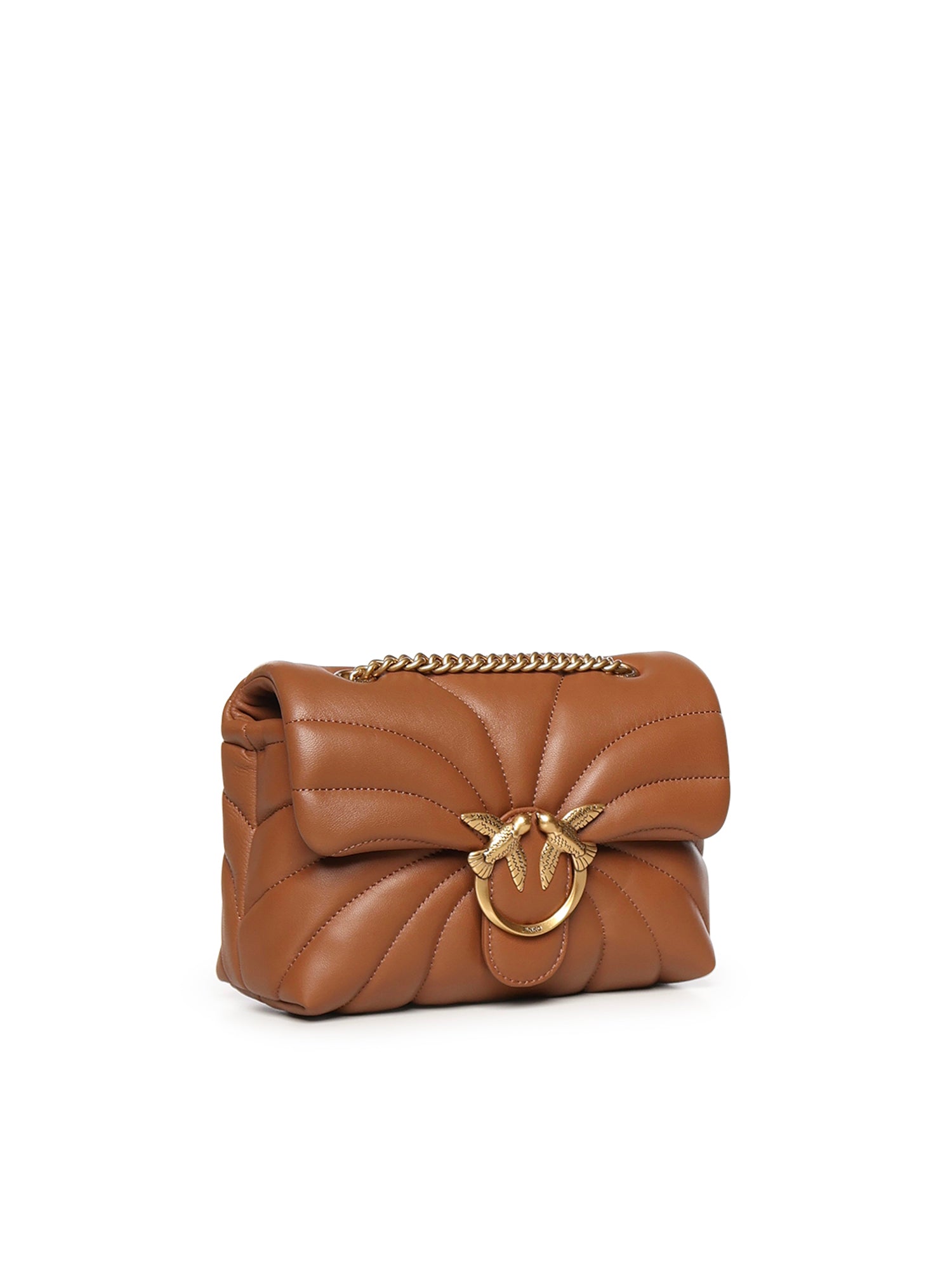 Mini bag Love Bag Puff Butterfly a tracolla in nappa 100039 A1EXL17Q PINKO 